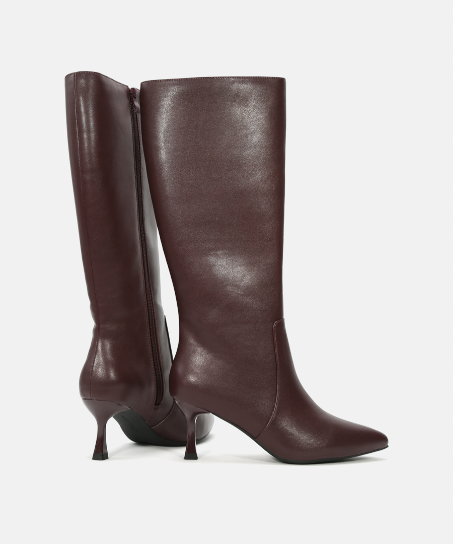 Botas altas salto kitten image number null